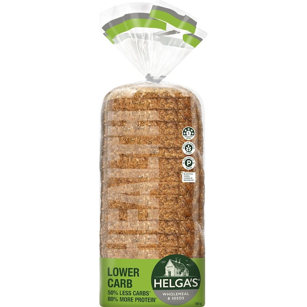 Helga's 50% Lower Carb Wholemeal & Seeds 700g
