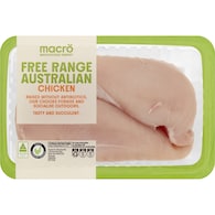 Macro Chicken Breast Fillets Free Range