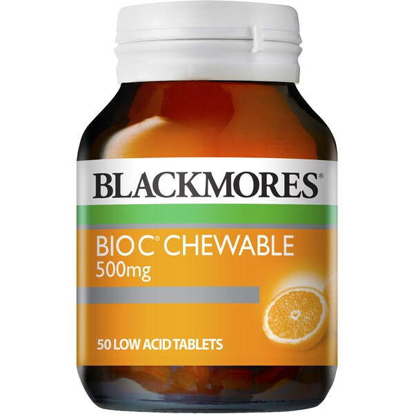 Blackmores Bio c Chewable Tablets Tablets 50 Pack