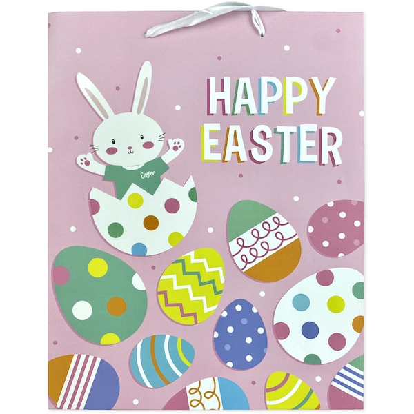Easter Gift Bag Bunny Large Each