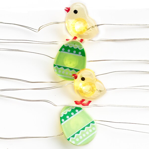 Easter Premium Wire Lights Chick Each