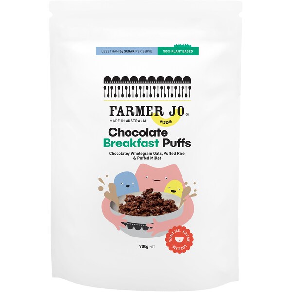 Farmer Jo Kids Chocolate Breakfast Puffs 700g