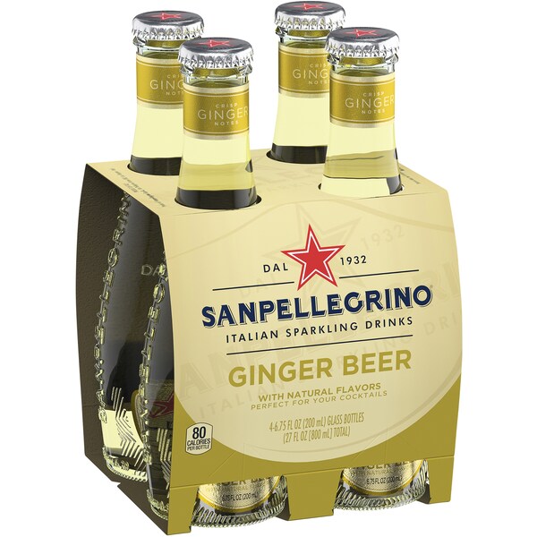 Sanpellegrino Ginger Beer 200ml x4 Pack
