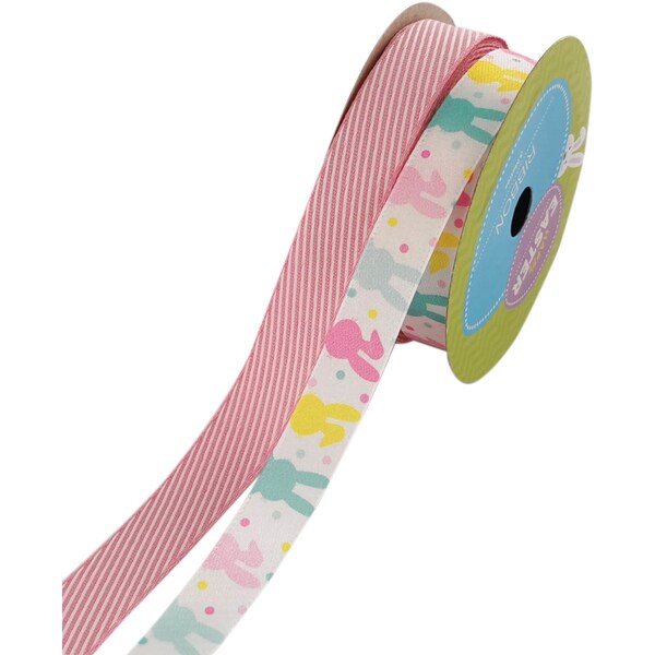 Easter Ribbon Small Satin 2 Pack