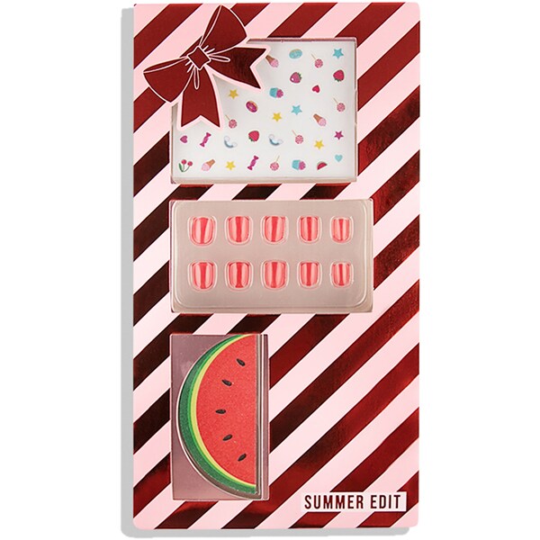 MCoBeauty Summer Edit Stick On nail Kit Watermelon each