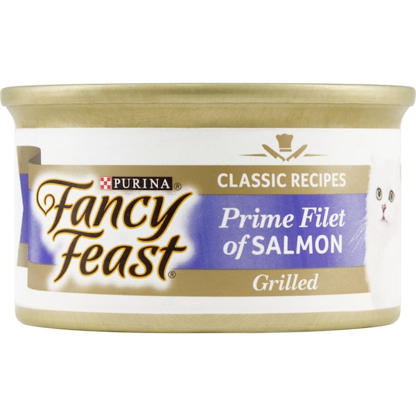Fancy Fillet Fancy Feast Adult Cat Food Grilled Prime Salmon Fillet 85g | Woolworths