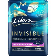 Libra Invisible Pads Goodnights With Wings
