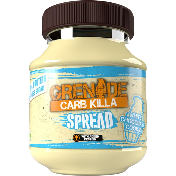 Grenade White Choc Cookie Spread White Chocolate 360g