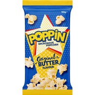 Poppin Microwave Popcorn Butter Flavour