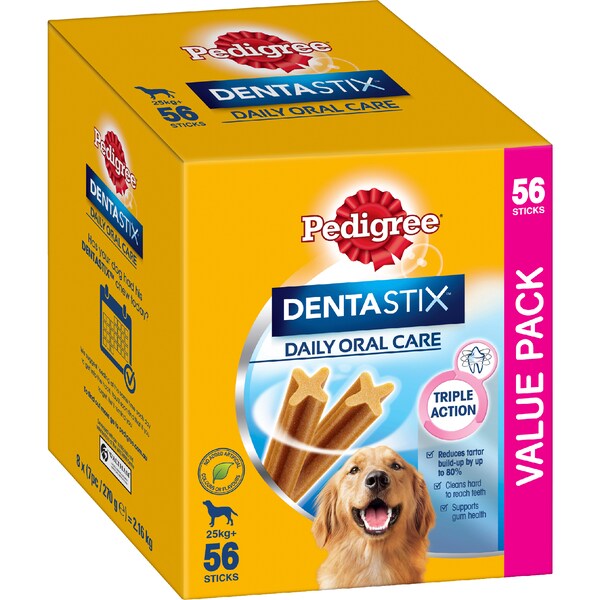 Pedigree Dentastix Large Dog Dental Treat 56 Pack