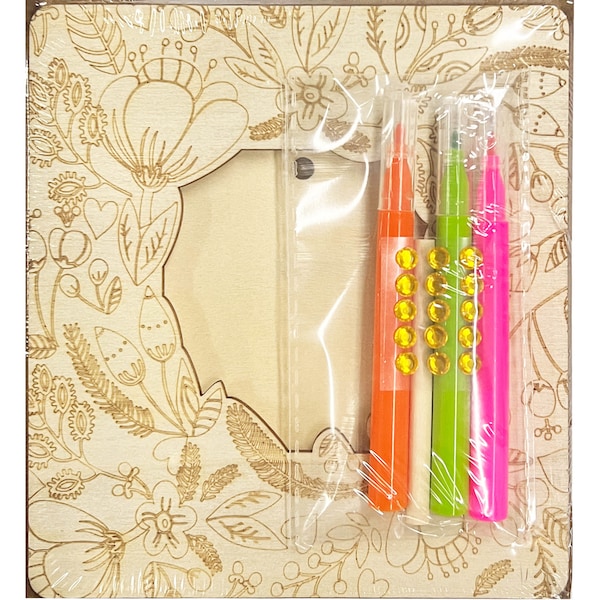 Mother's Day Colouring Photo Frame Each