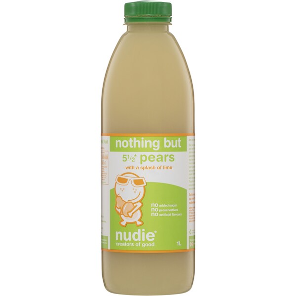 Nudie Nothing But Pear With a Splash Of Lime 1l
