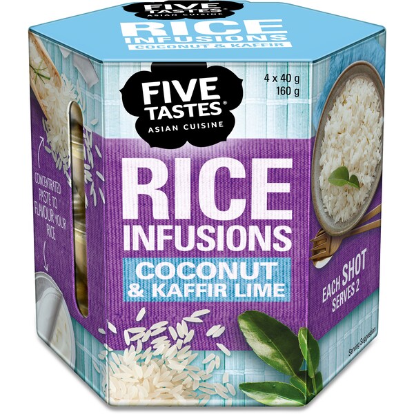 Five Tastes Rice Infusions Coconut & Kaffir Lime 160g
