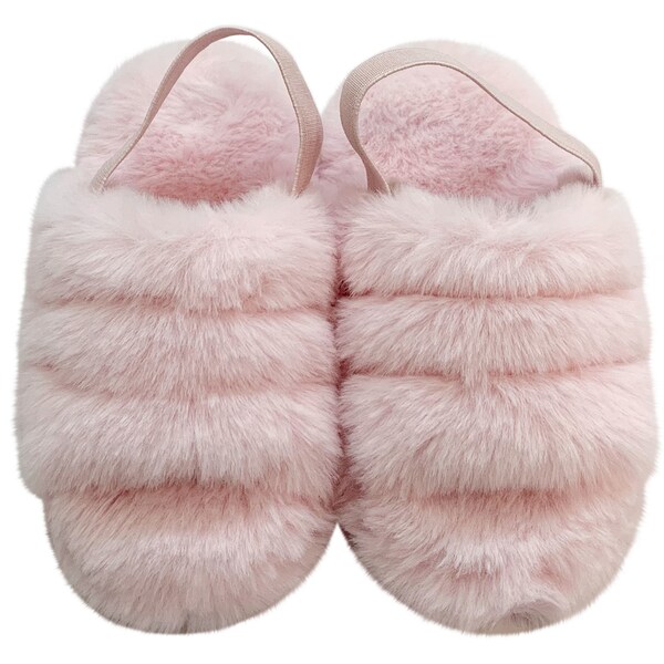 For Kids Kids Slip On Pink Slippers Size 9/10 Each