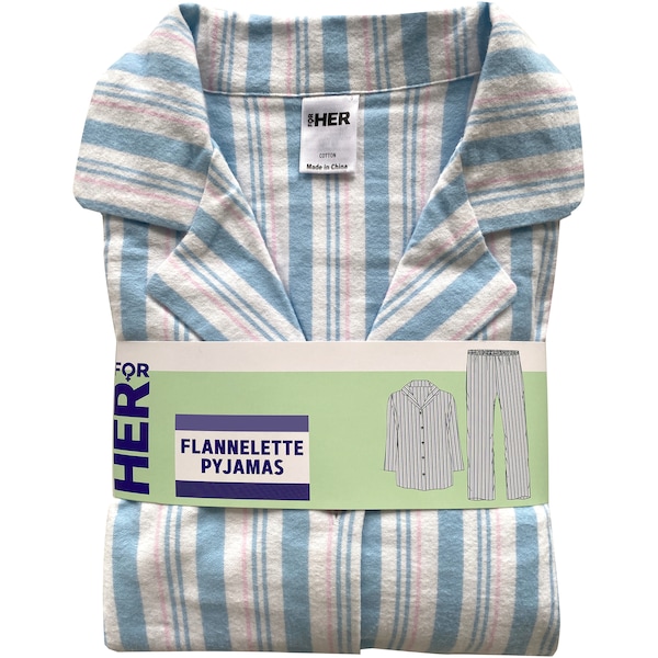 For Her Ladies Flannelette Pyjamas Assorted Each