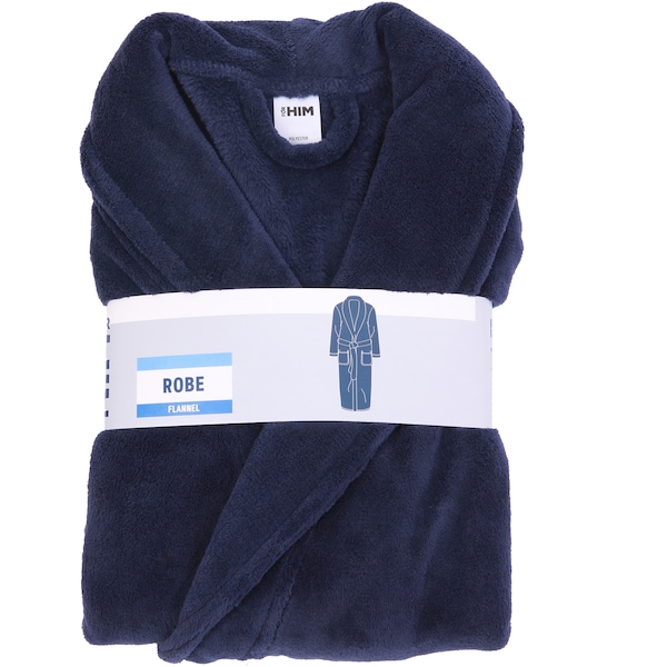 For Him Men's Robe Navy Large/Extra Large Each
