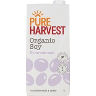 PureHarvest Organic Soy Unsweetened Long Life Milk