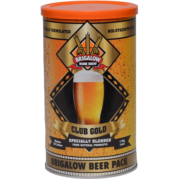 Brigalow Home Brew Club Gold Brew Beer Pack 1.7kg