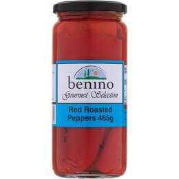  Benino Red Roasted Peppers 465g