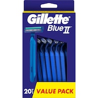 Gillette Blue Ii Disposable Shaving Razor Plus