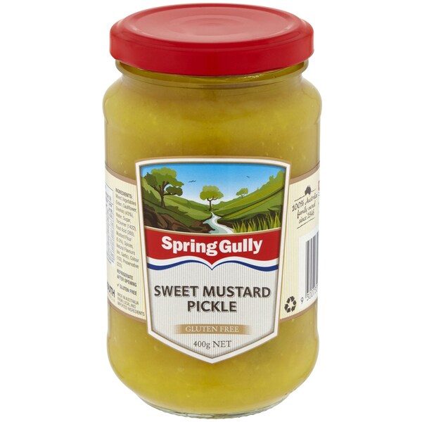 Spring Gully Pickles Sweet Mustard 400g