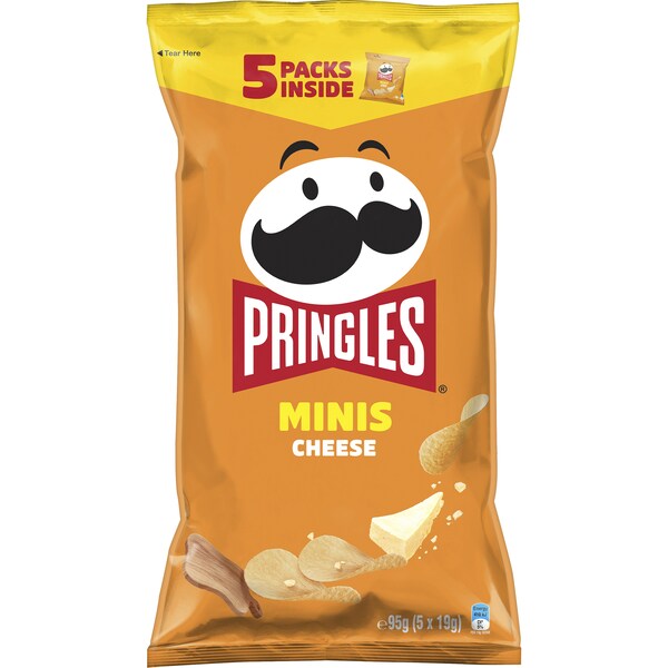 Pringles Minis Cheese Potato Chips Multipack 95g