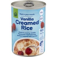 Woolworths Creamed Rice