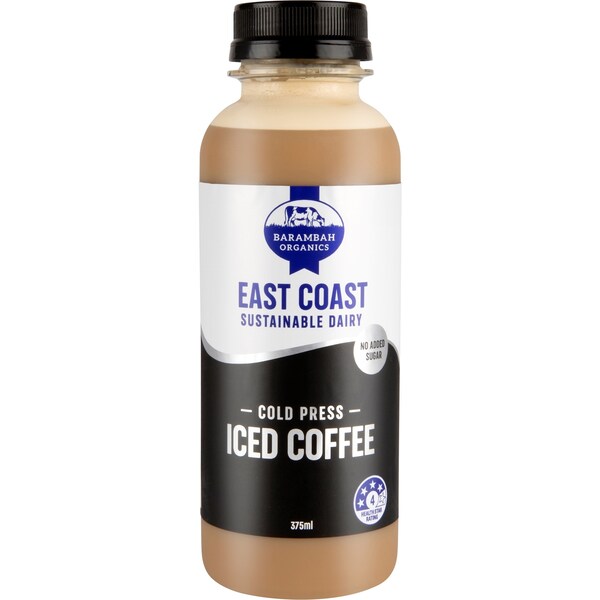 East Coast Sustainable Dairy Cold Press Iced Coffee 375ml