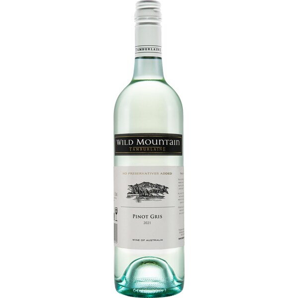 Tamburlaine Wild Mountain NPA Pinot Gris Bottle 750mL