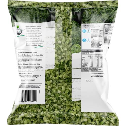 Woolworths Prep Set Go Broccoli Rice 500g bunch