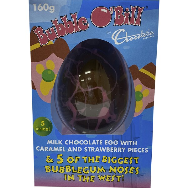 Chocolatier Bubble o'Bill Milk Chocolate Easter Egg 160g