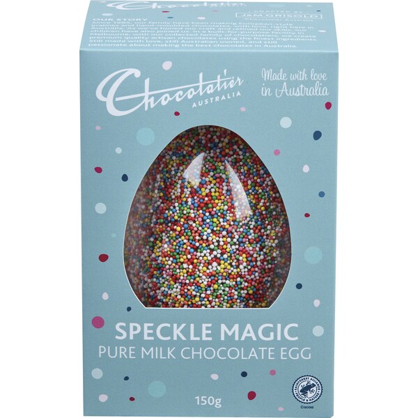 Chocolatier Speckle Magic Milk Chocolate Easter Egg 150g