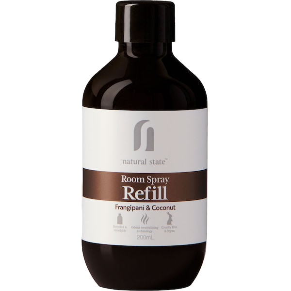 Natural State Room Spray Refill Frangipani & Coconut 200ml