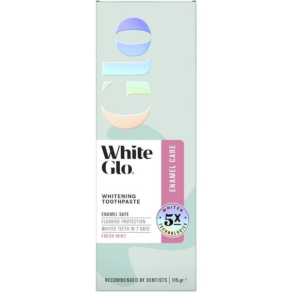 White Glo Whitening Toothpaste Enamel Care 115g