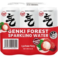 Genki Forest Sugar Free Sparkling Water Lychee Fizzy