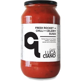 Chef Luca Ciano Chef Luca Ciano Fresh Rocket Chilli & Celery Sugo 480g