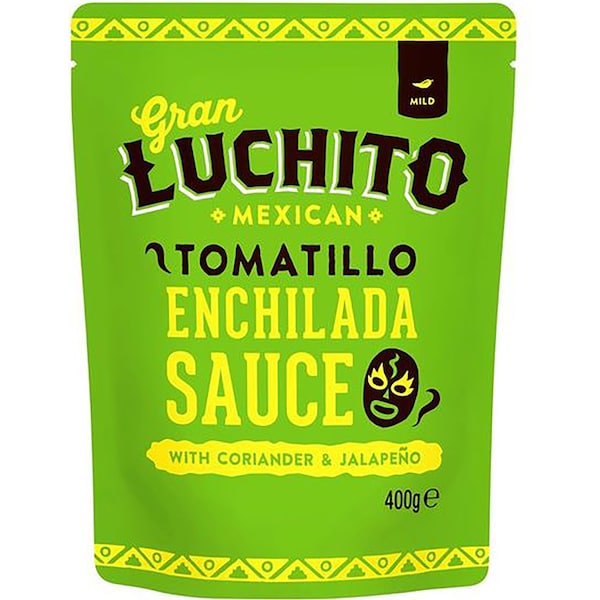 Gran Luchito Tomatillo Enchilada Sauce With Coriander & Jalapeno 400g