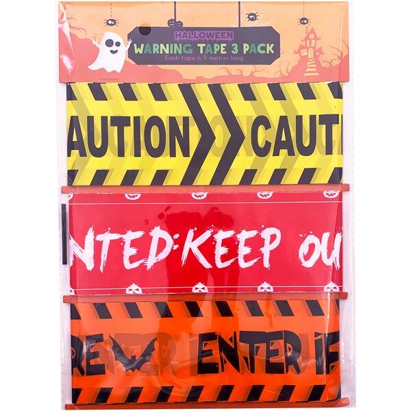Halloween Warning Tape 3 Pack