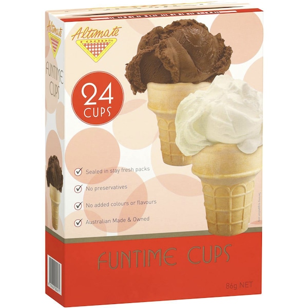 Altimate Ice Cream Wafer Cups 24 Pack