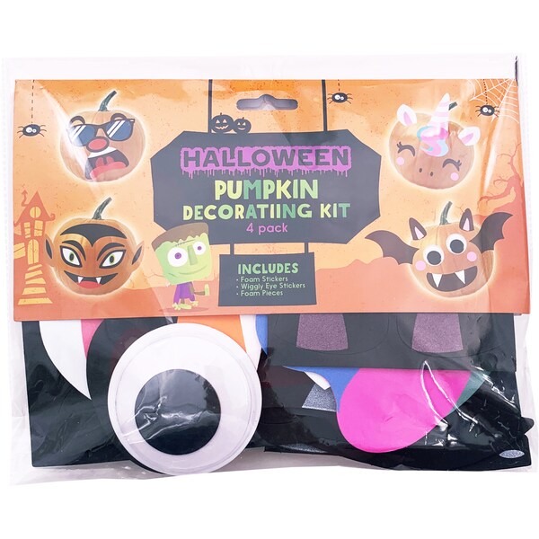 Halloween Pumpkin Decorating Kit Each