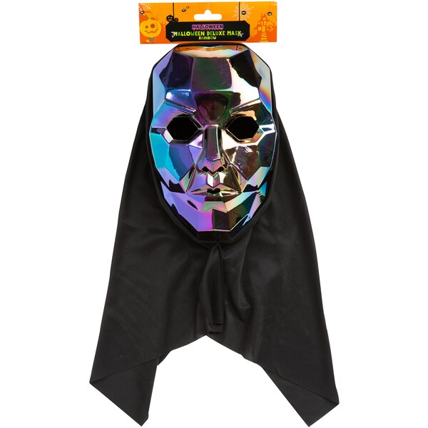 Halloween Deluxe Mask Rainbow Each