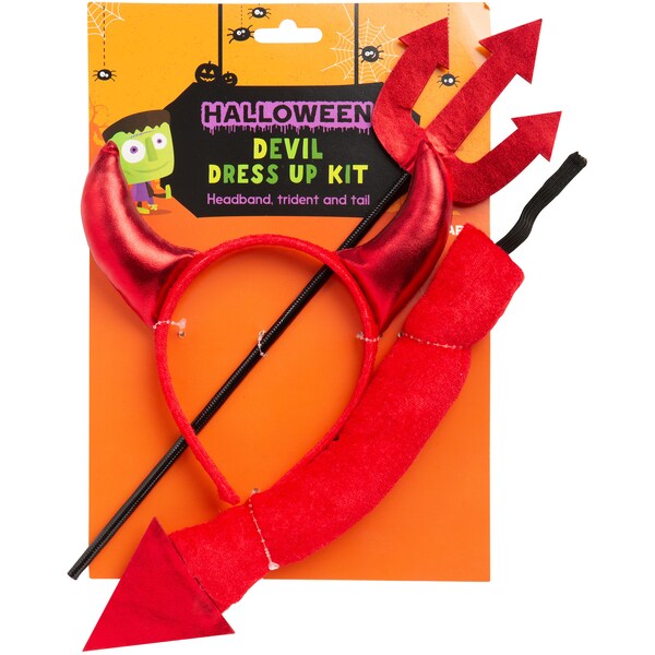 Halloween Devil Dress Up Kit Each