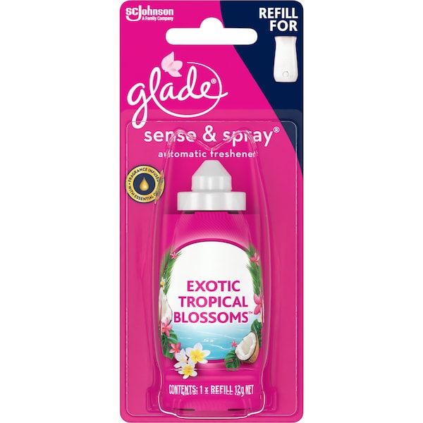 Glade Sense & Spray Refill Tropical Blossoms 12g