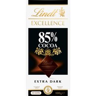 Lindt Excellence Dark Chocolate 85% Cocoa Block