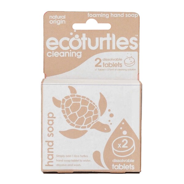 Eco Turtles Foaming Hand Soap Dissolvable tablets 2 pack