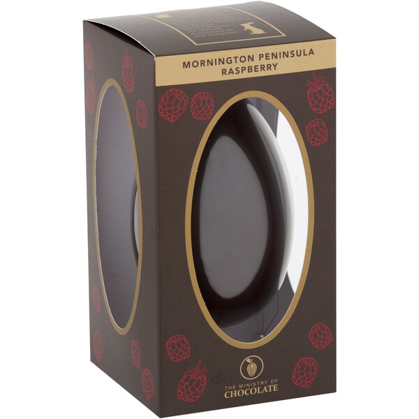 The Ministry Of Chocolate Mornington Peninsula Raspberry Chocolate Easter Egg 130g