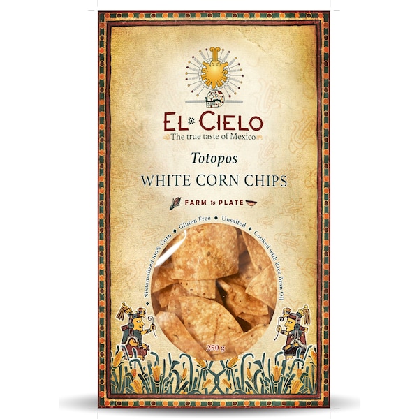 El Cielo Totopos White Corn Tortilla Chips 250g