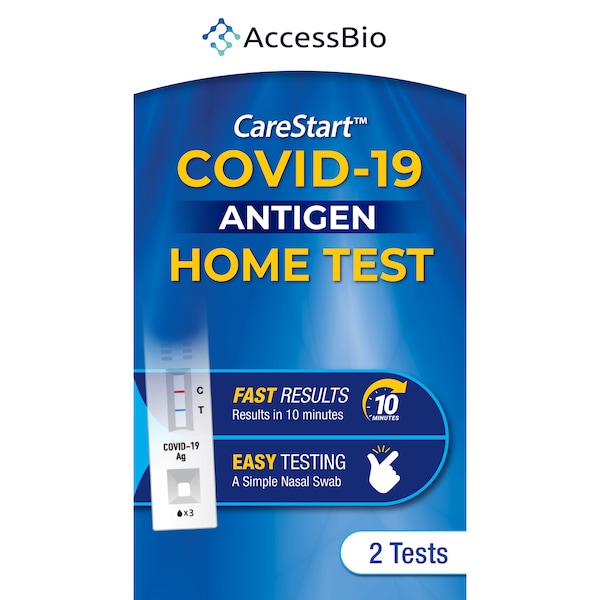 Carestart Covid 19 Rapid Antigen Test Kit 2 pack