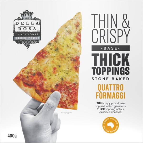 Della Rosa Quattro Formaggi Pizza 400g