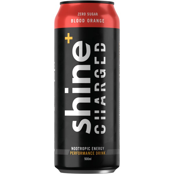 Shine Plus Charged Blood Orange Drink 500mL